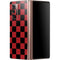 Red and Black Checkerboard Galaxy Z Fold2 5G Skin