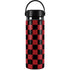 Red and Black Checkerboard Hydro Flask 20oz Wide Mouth Skin