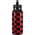Red and Black Checkerboard Hydro Flask 32oz Wide Mouth Skin