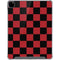 Red and Black Checkerboard iPad Pro 12.9in (2020) Clear Case