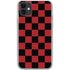 Red and Black Checkerboard iPhone 11 Clear Case