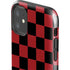 Red and Black Checkerboard iPhone 11 Impact Case