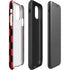 Red and Black Checkerboard iPhone 11 Impact Case