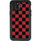 Red and Black Checkerboard iPhone 11 Pro Waterproof Case