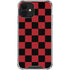 Red and Black Checkerboard iPhone 12 Mini Clear Case
