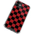 Red and Black Checkerboard iPhone 12 Mini Clear Case