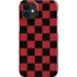 Red and Black Checkerboard iPhone 12 Mini Lite Case