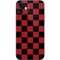 Red and Black Checkerboard iPhone 12 Mini Skin