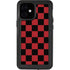 Red and Black Checkerboard iPhone 12 Mini Waterproof Case