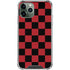 Red and Black Checkerboard iPhone 12 Pro Clear Case