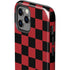 Red and Black Checkerboard iPhone 12 Pro Impact Case