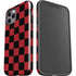 Red and Black Checkerboard iPhone 12 Pro Impact Case