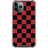 Red and Black Checkerboard iPhone 12 Pro Max Clear Case