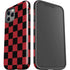 Red and Black Checkerboard iPhone 12 Pro Max Impact Case