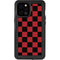 Red and Black Checkerboard iPhone 12 Pro Max Waterproof Case