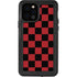 Red and Black Checkerboard iPhone 12 Pro Waterproof Case