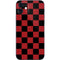 Red and Black Checkerboard iPhone 12 Skin