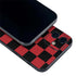 Red and Black Checkerboard iPhone 12 Skin