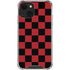 Red and Black Checkerboard iPhone 13 Mini Clear Case
