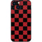 Red and Black Checkerboard iPhone 13 Mini Skin