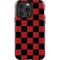 Red and Black Checkerboard iPhone 13 Pro Impact Case
