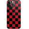 Red and Black Checkerboard iPhone 13 Pro Skin