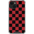Red and Black Checkerboard iPhone 14 Clear Case
