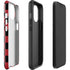 Red and Black Checkerboard iPhone 14 Plus Impact Case