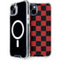 Red and Black Checkerboard iPhone 15 MagSafe Case