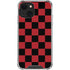 Red and Black Checkerboard iPhone 14 Plus Clear Case