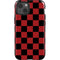 Red and Black Checkerboard iPhone 14 Impact Case
