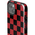 Red and Black Checkerboard iPhone 14 Impact Case
