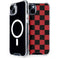 Red and Black Checkerboard iPhone 15 Plus MagSafe Case
