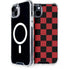 Red and Black Checkerboard iPhone 15 Plus MagSafe Case