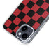 Red and Black Checkerboard iPhone 15 Plus MagSafe Case
