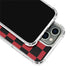 Red and Black Checkerboard iPhone 15 Pro Max Clear Case