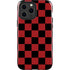 Red and Black Checkerboard iPhone 14 Pro Max Impact Case