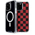 Red and Black Checkerboard iPhone 15 Pro Max MagSafe Case