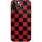 Red and Black Checkerboard iPhone 14 Pro Max Skin