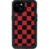 Red and Black Checkerboard iPhone 15 Plus Waterproof Case