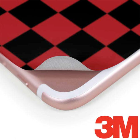 Red and Black Checkerboard iPhone 7 Skin