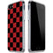 Red and Black Checkerboard iPhone SE (2nd & 3rd Gen) Clear Case