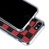 Red and Black Checkerboard iPhone SE (2nd & 3rd Gen) Clear Case