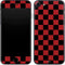 Red and Black Checkerboard iPhone SE (2nd & 3rd Gen) Skin