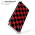 Red and Black Checkerboard iPhone XR Clear Case