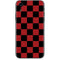Red and Black Checkerboard iPhone XR Skin