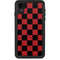 Red and Black Checkerboard iPhone XR Waterproof Case