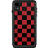 Red and Black Checkerboard iPhone XR Waterproof Case