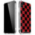 Red and Black Checkerboard iPhone XS Max Clear Case