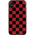 Red and Black Checkerboard iPhone XS Pro Case